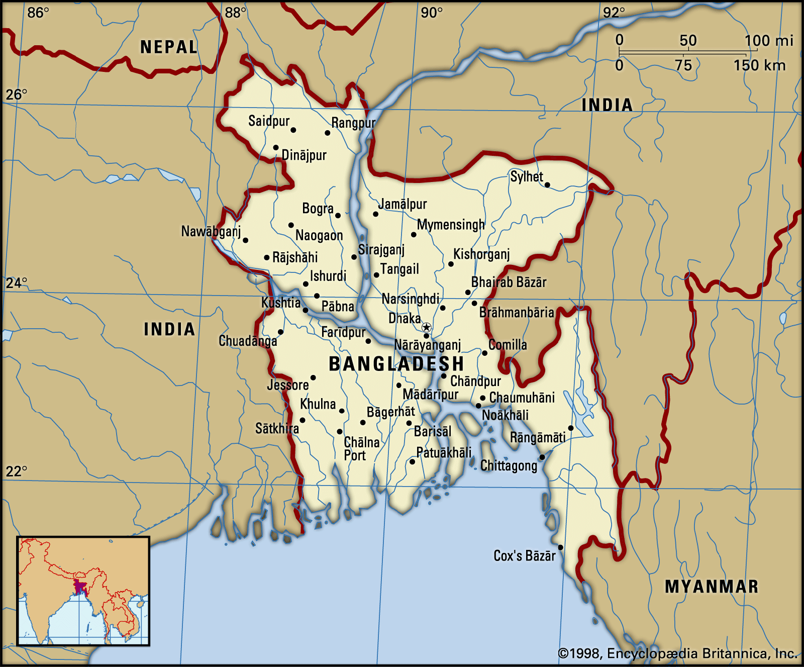 bangladesh map image