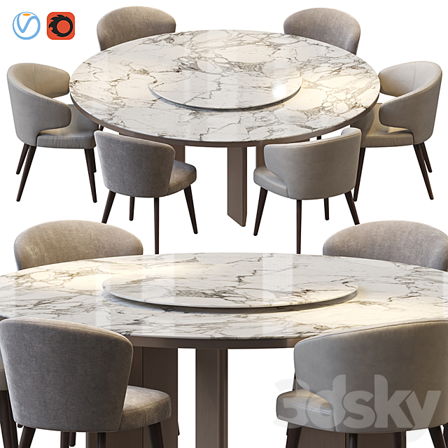 marble table