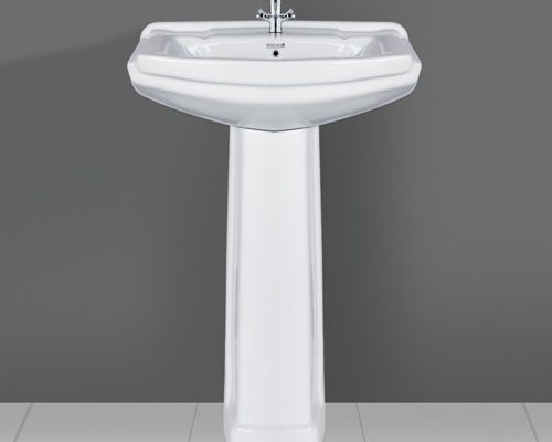 pedestal type washbasin